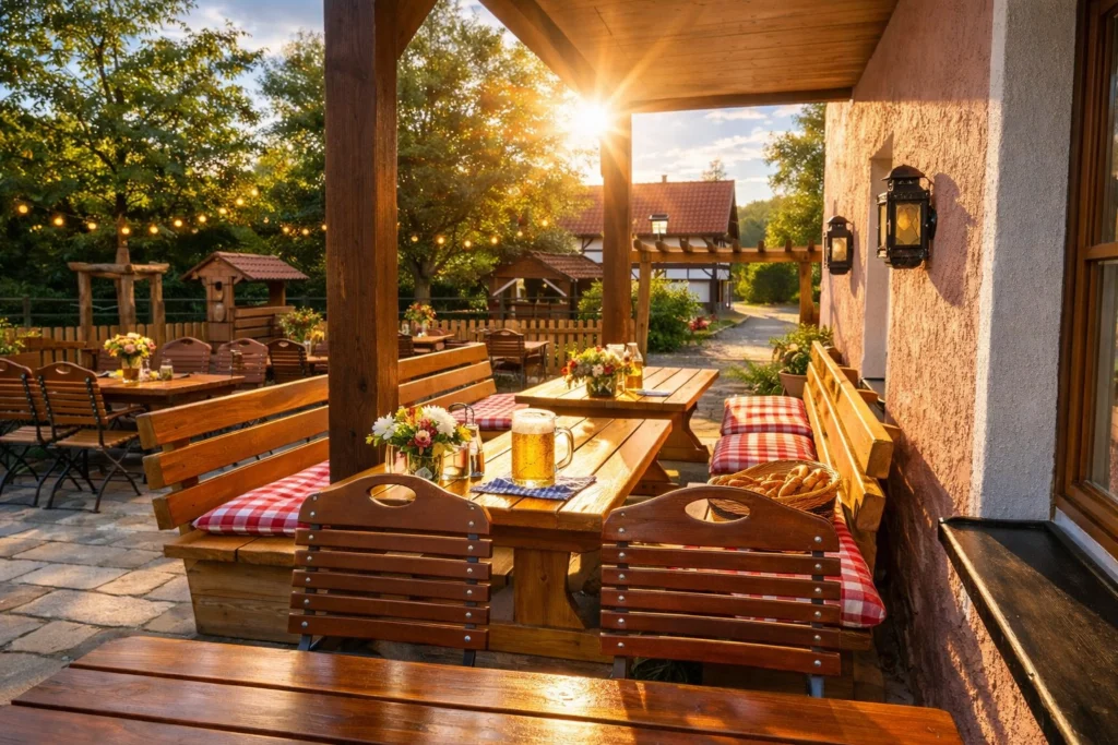 Biergarten am Landgasthof Rundeck